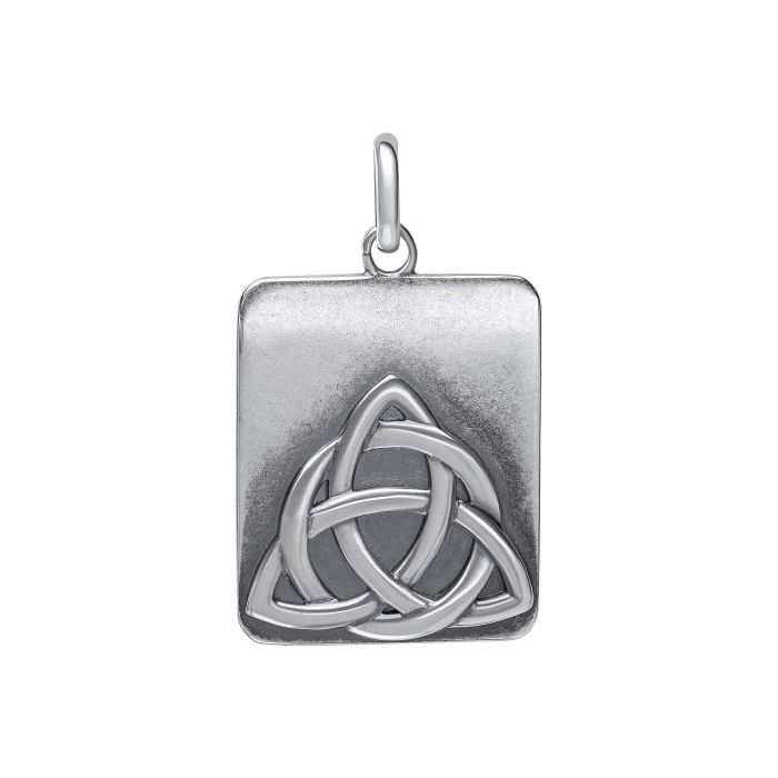 Fred Bennett Oxidized Rectangular Trinity Pendant