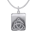 Fred Bennett Oxidized Rectangular Trinity Pendant