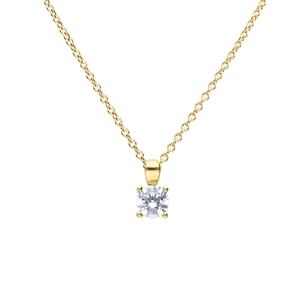 Diamonfire Four Claw Carat Pendant