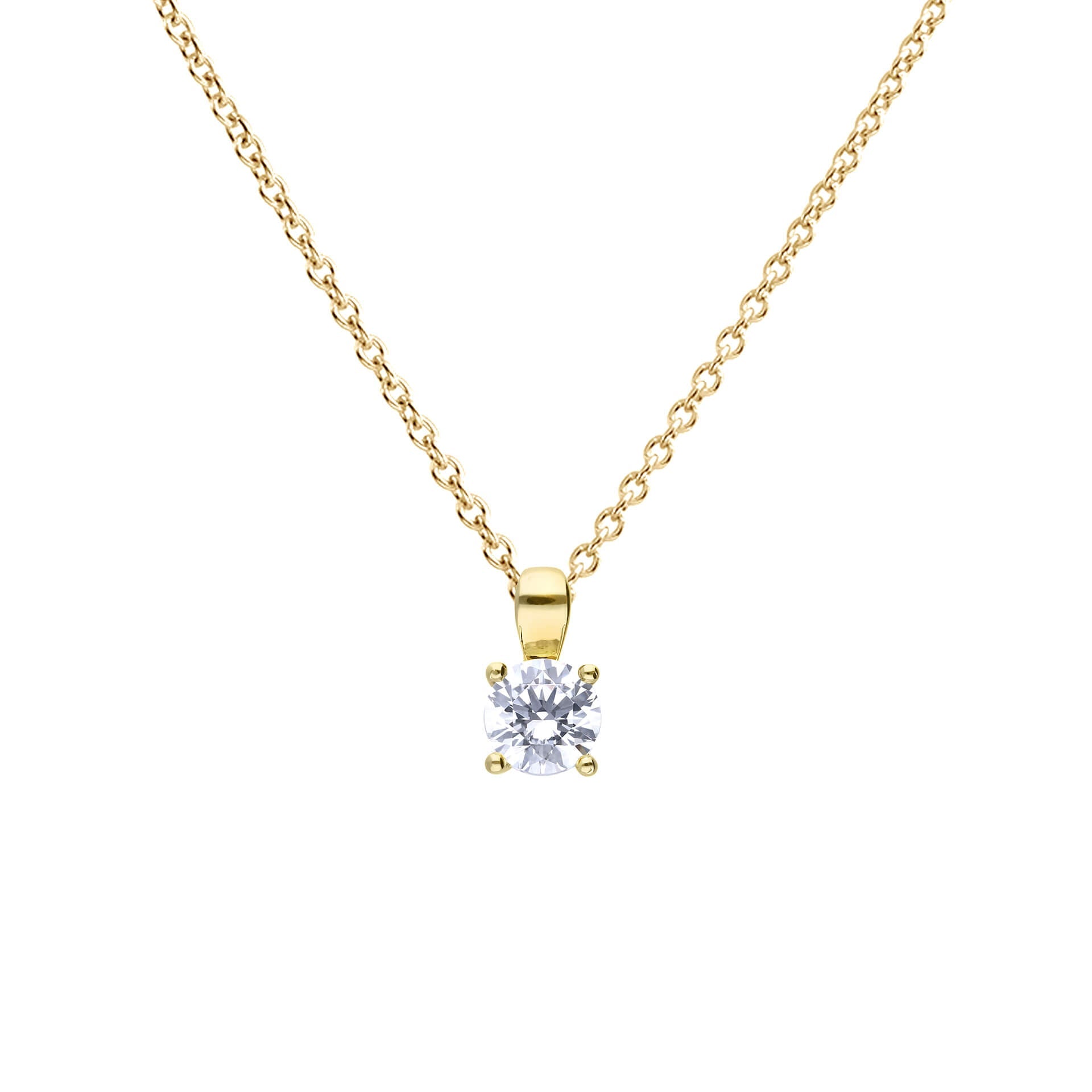 Diamonfire Four Claw Carat Pendant