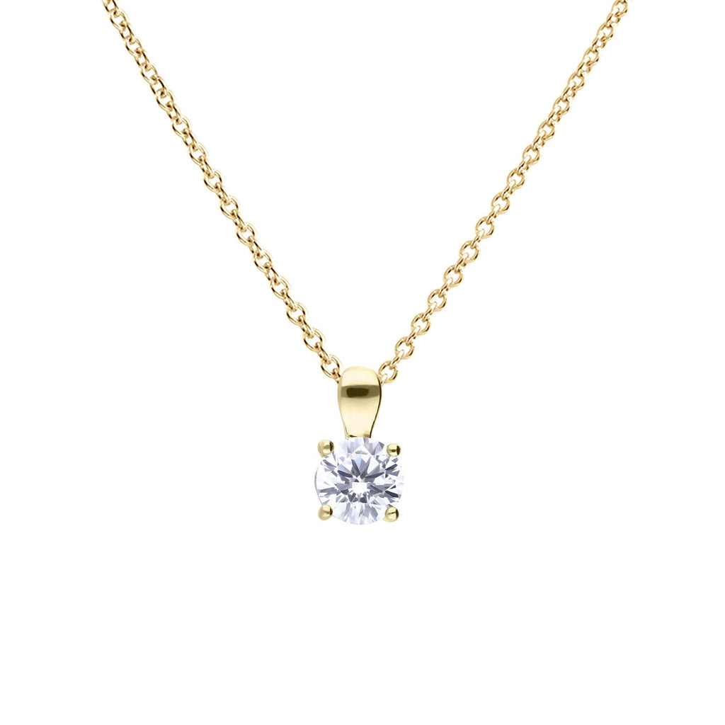 Diamonfire Four Claw Carat Pendant