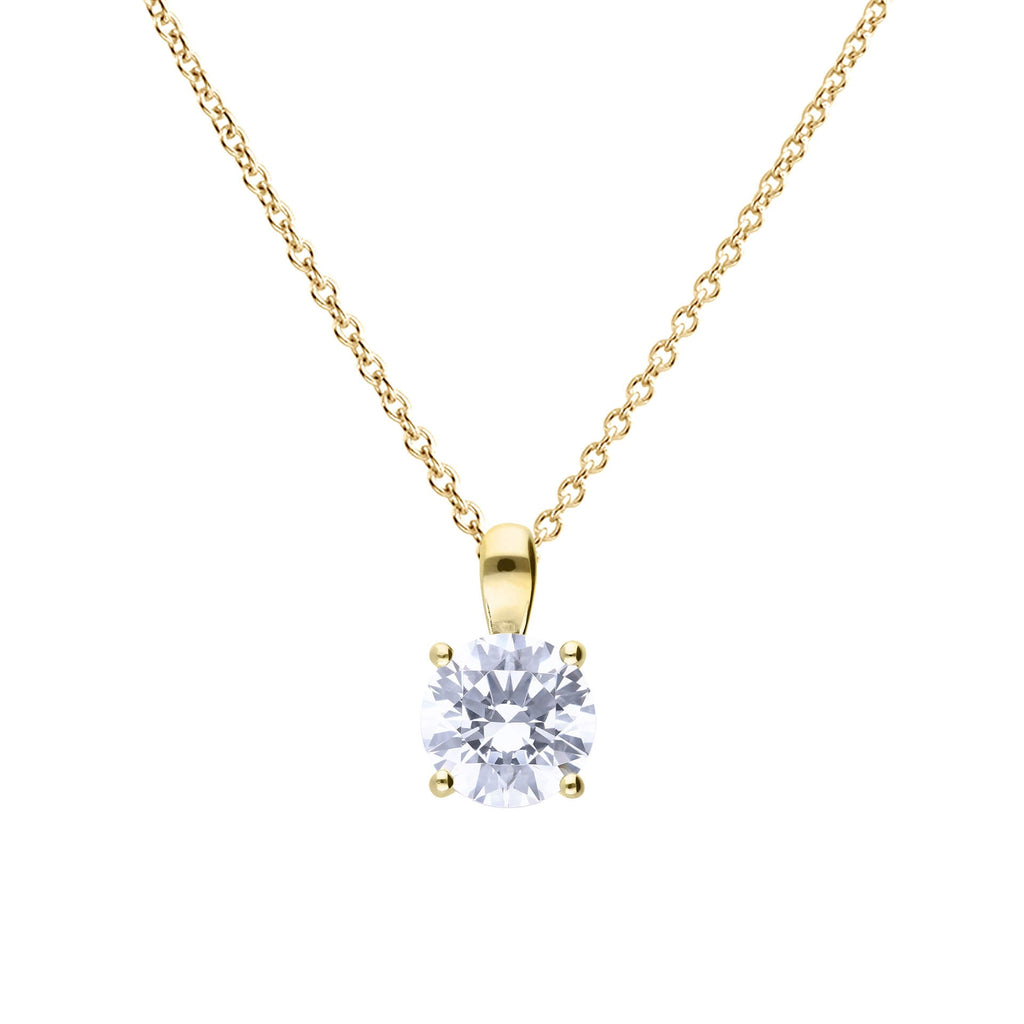 Diamonfire Four Claw Carat Pendant