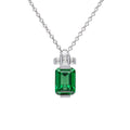 Diamonfire Emerald Cut Zirconia Pendant