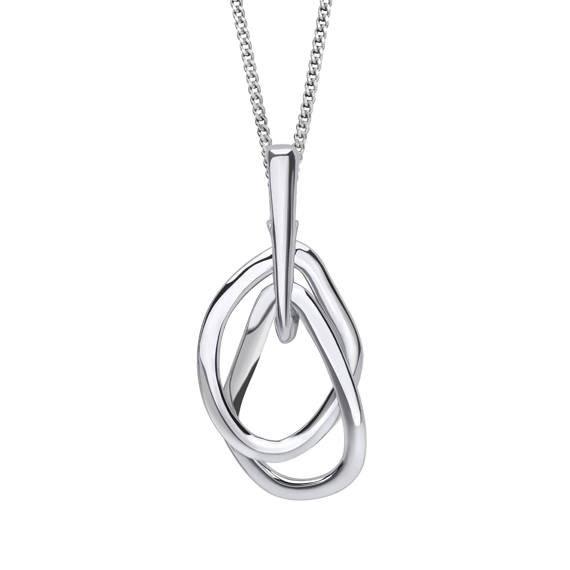 Beginnings Organic Interlinking Drop Pendant