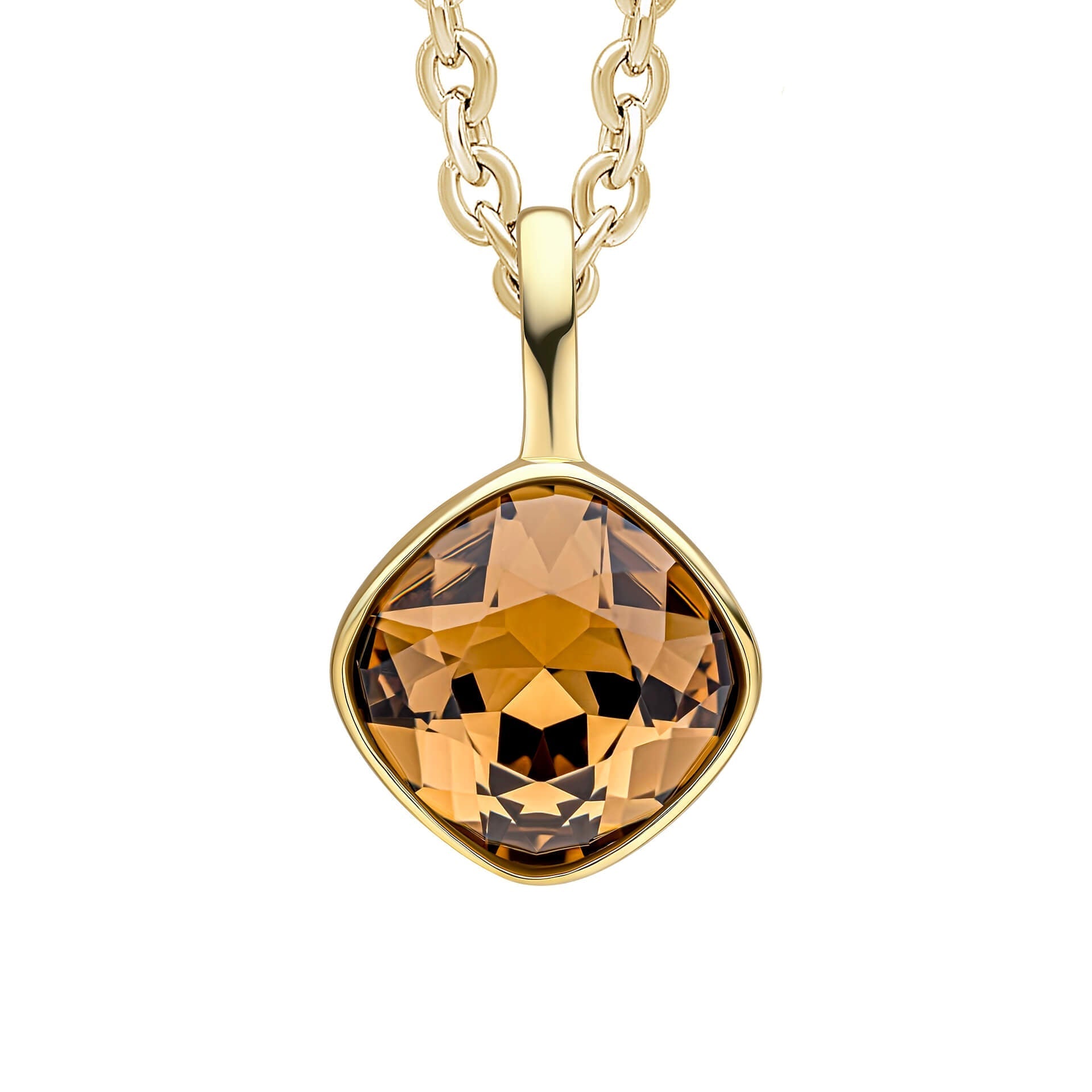 Beginnings Cushion Cut Crystal Pendant