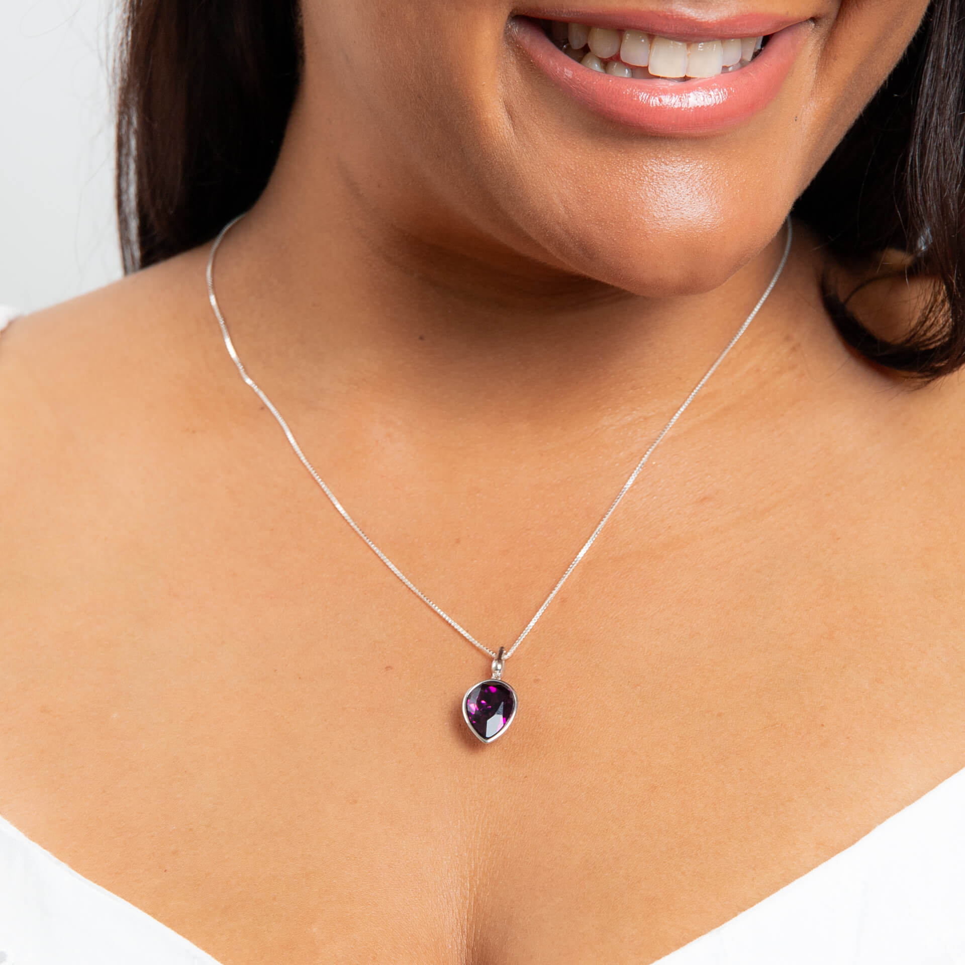 Beginnings Pear Shape Crystal Pendant