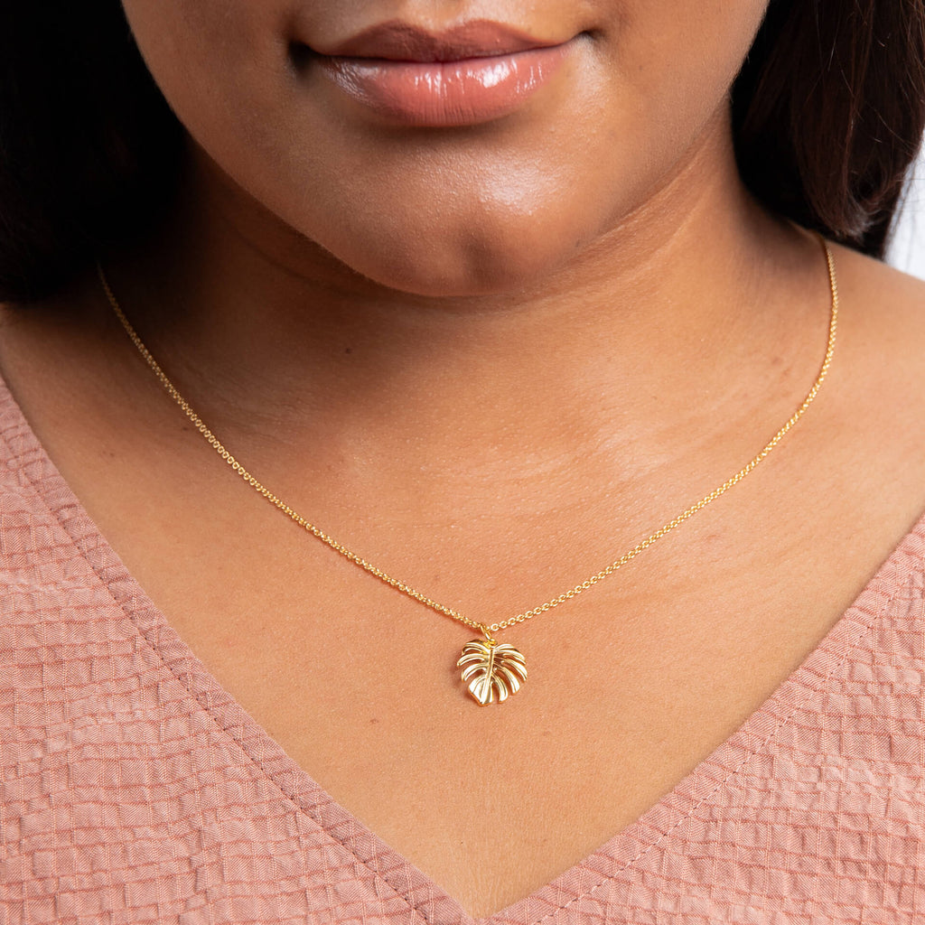 Beginnings Monstera Leaf Pendant