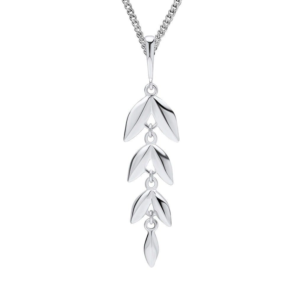 Beginnings Long Leaf Drop Pendant
