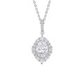 Diamonfire Oval Cluster Pendant