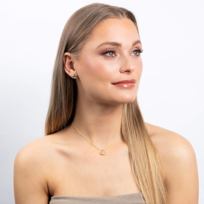 Diamonfire Bezel Set Carat Stud Earrings