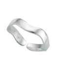 Beginnings Wavy Band Toe Ring