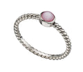 Beginnings Twisted Pink Pearl Ring