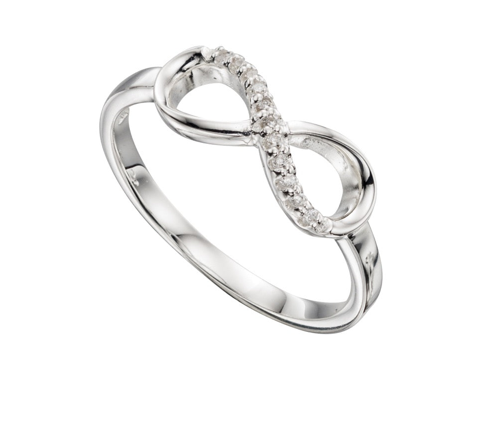 Beginnings CZ Infinity Ring