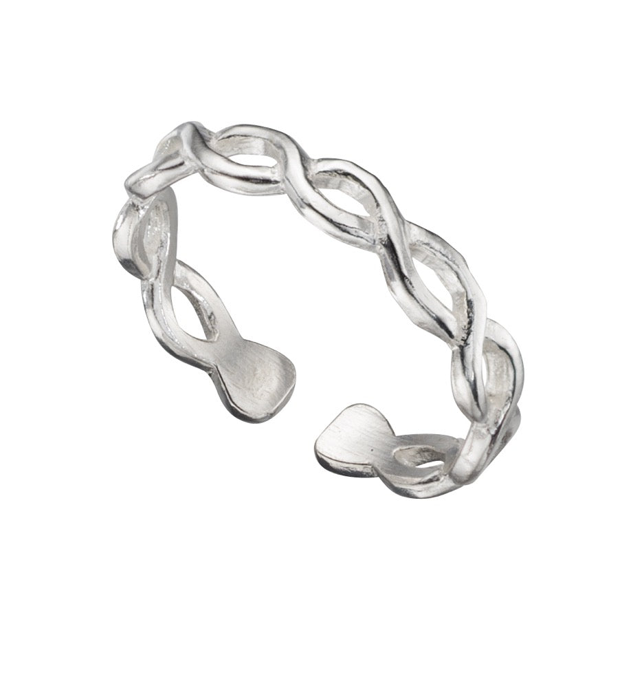 Beginnings Open Twist Toe Ring