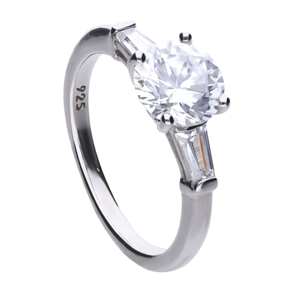 Diamonfire Triple Stone Ring