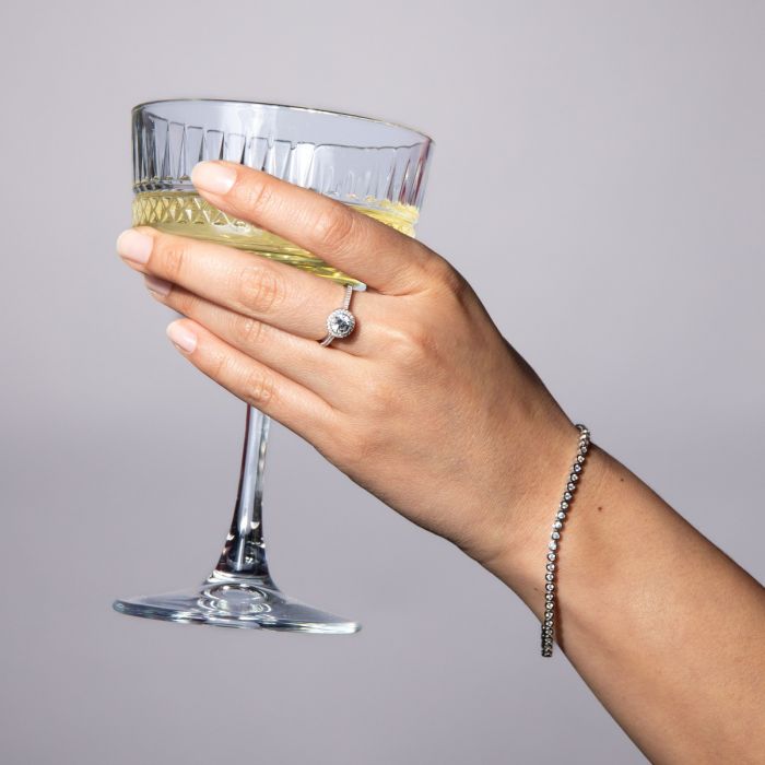 Diamonfire Round Cluster Ring