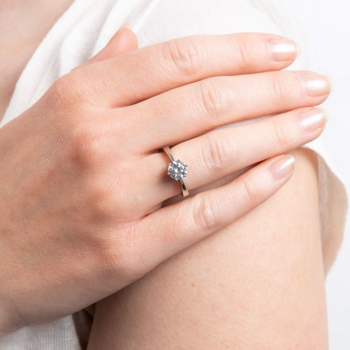 Diamonfire Six Claw Carat Ring