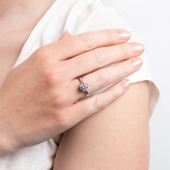 Diamonfire Six Claw Carat Ring