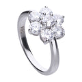 Diamonfire Flower Cluster Ring