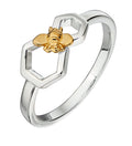 Beginnings Bee and Honeycomb Ring