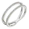 Beginnings CZ Double Band Ring