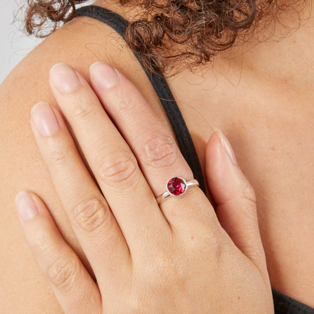 Beginnings Crystal Birthstone Ring