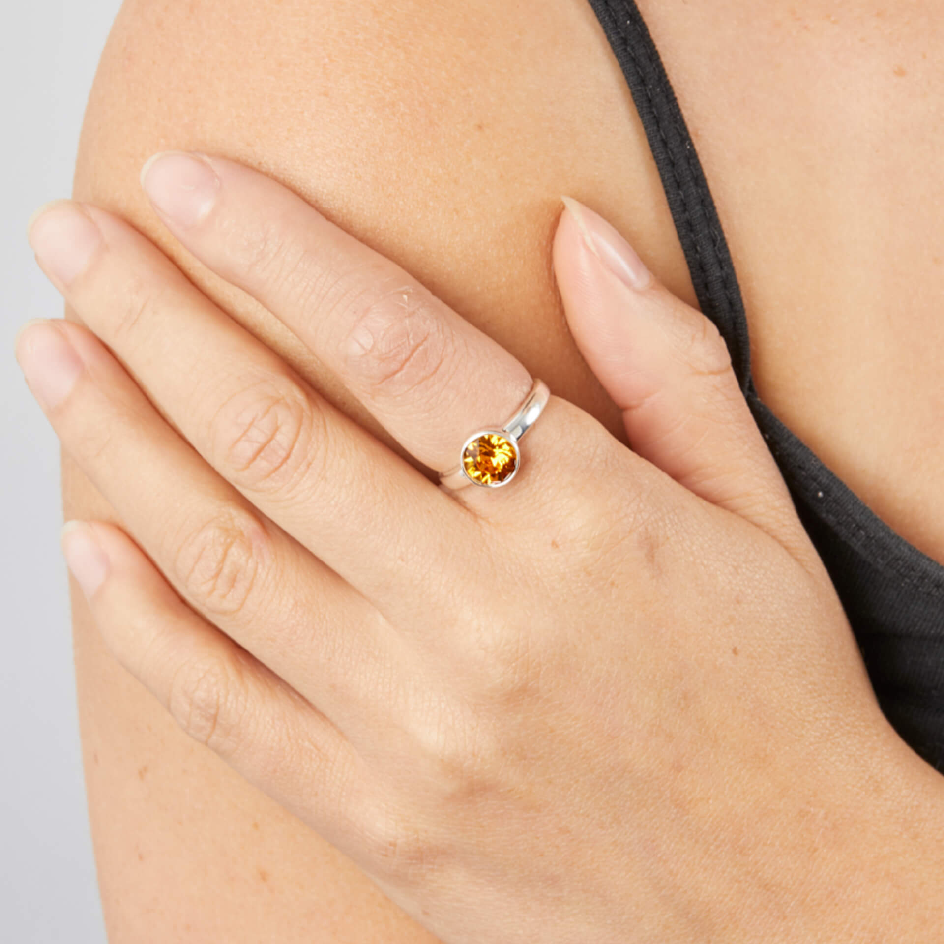 Beginnings Crystal Birthstone Ring
