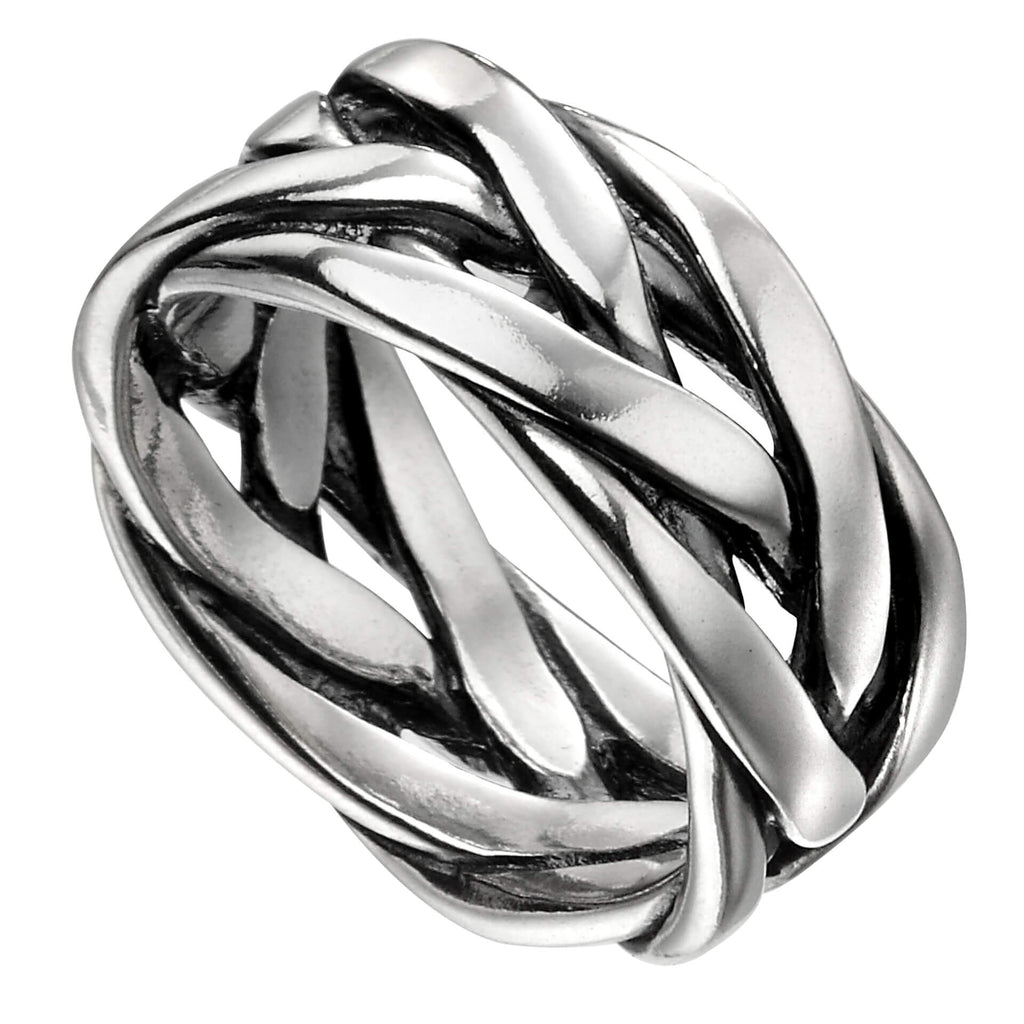 Beginnings Heavyweight Plaited Ring