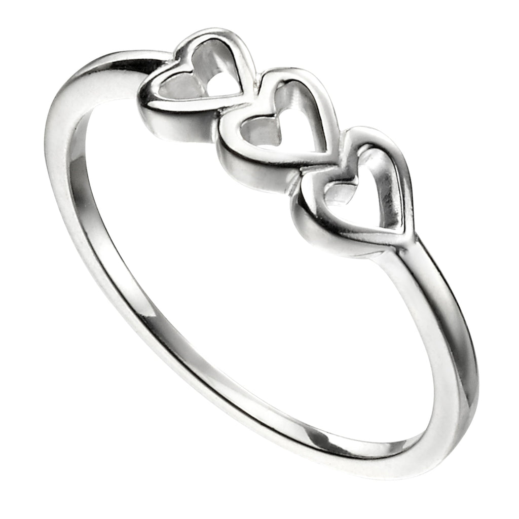 Beginnings Triple Heart Ring