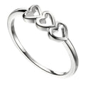 Beginnings Triple Heart Ring