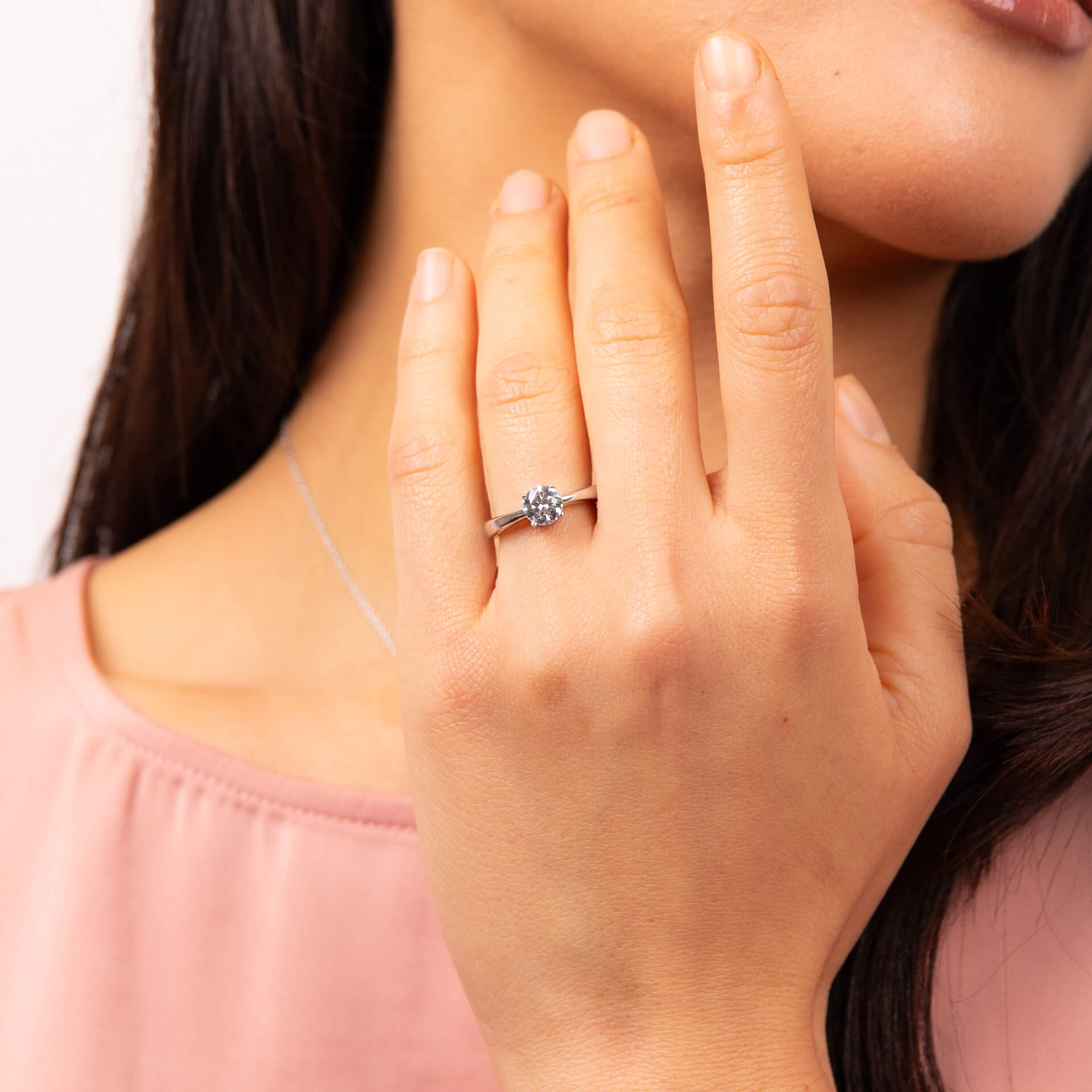 Diamonfire Four Claw Carat Ring