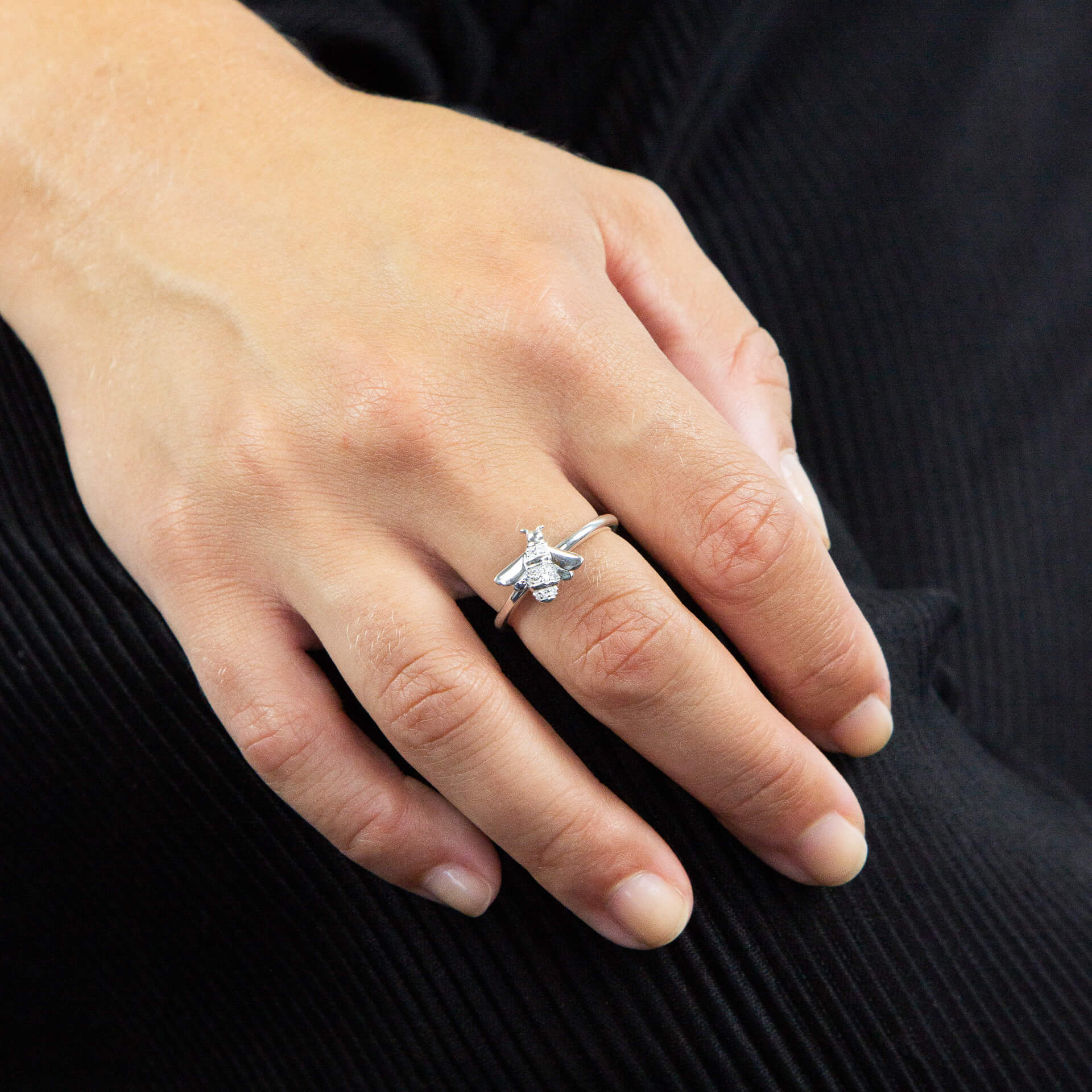 Beginnings Bee CZ Ring