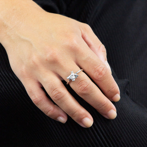 Beginnings Bee CZ Ring