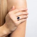 Diamonfire Oval Trilogy Ring