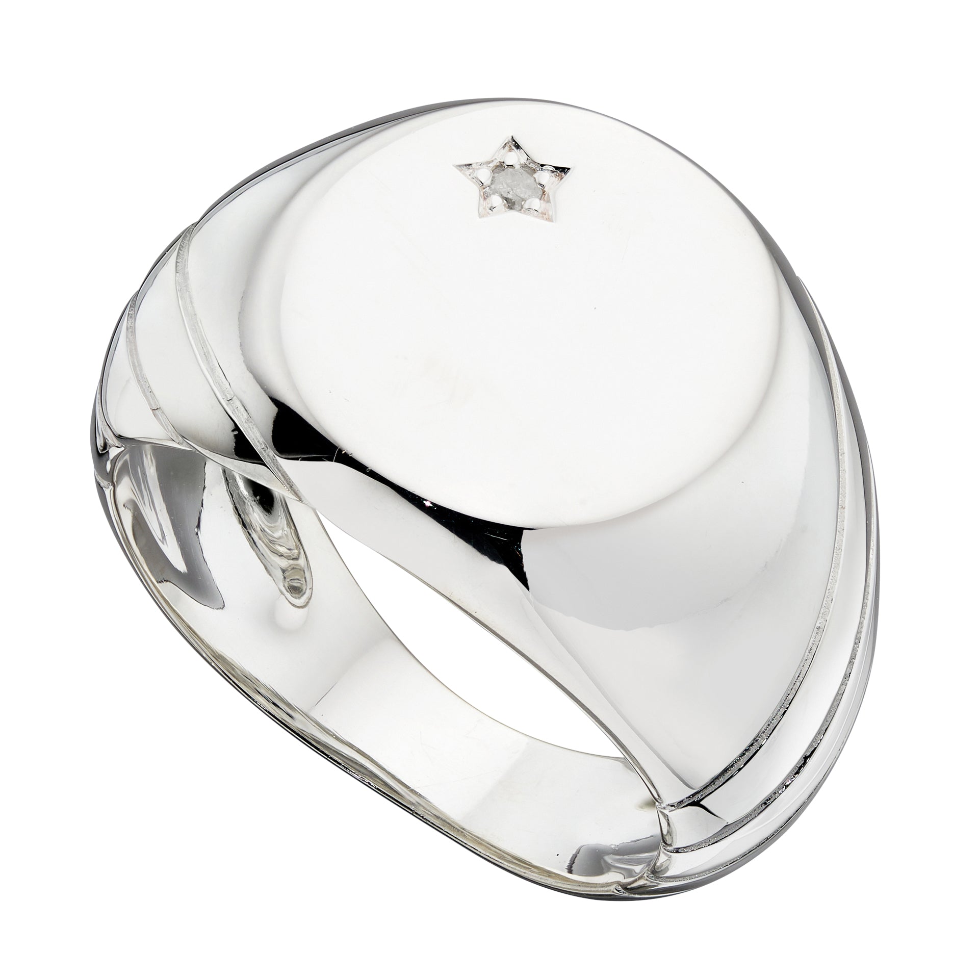 Beginnings Signet Ring with CZ
