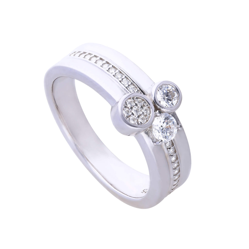 Diamonfire Triple Stacked Band Ring