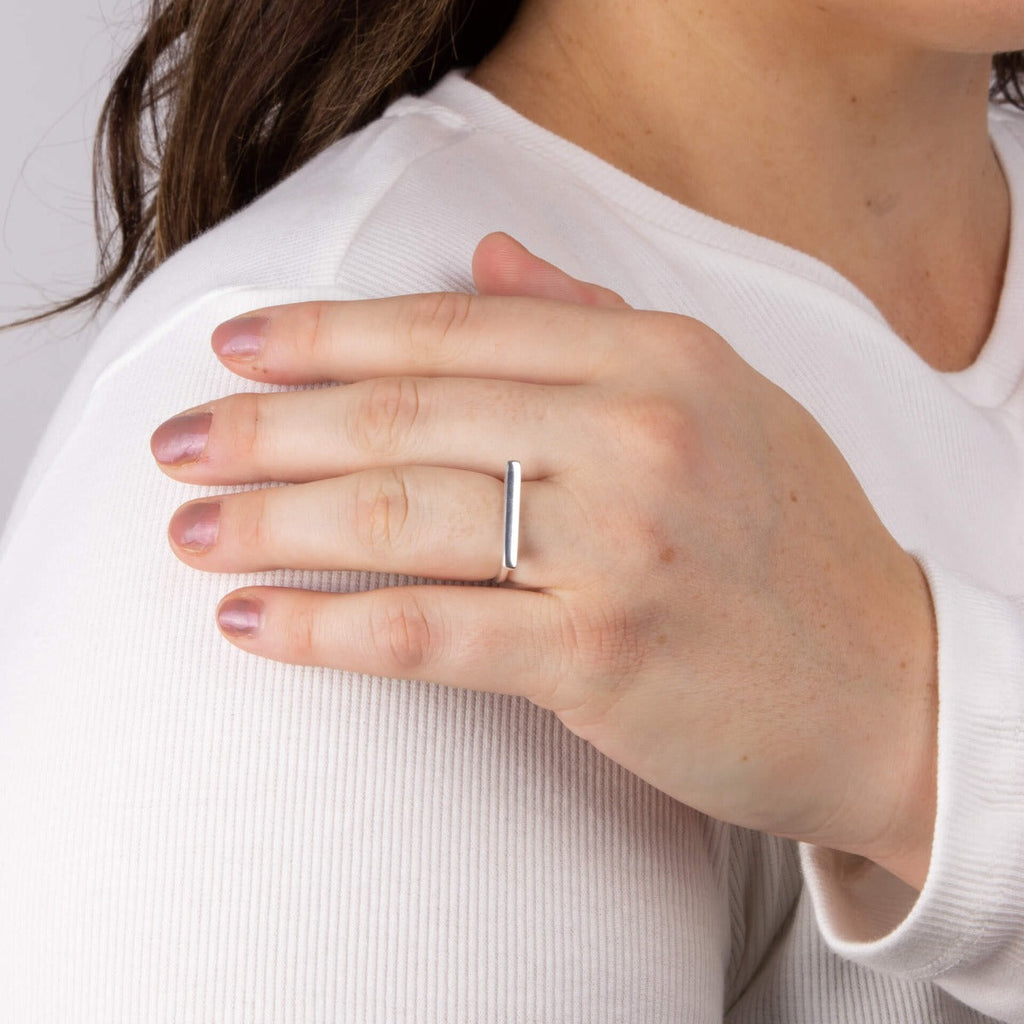 Beginnings Elongated Bar Ring