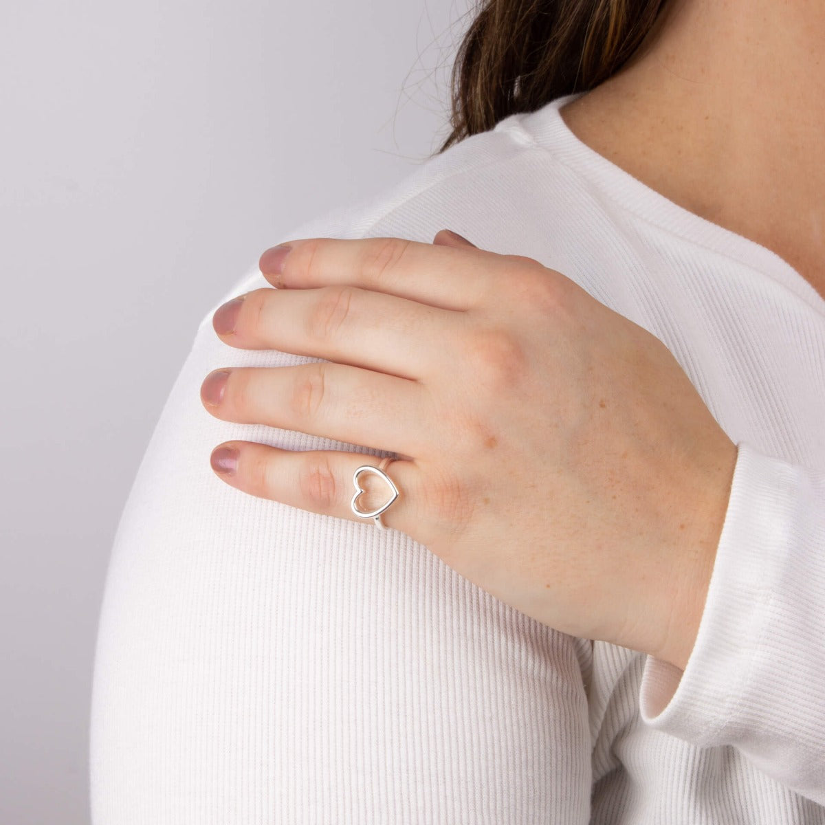 Beginnings Open Heart Ring