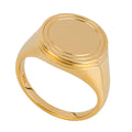 Beginnings Ridged Signet Ring