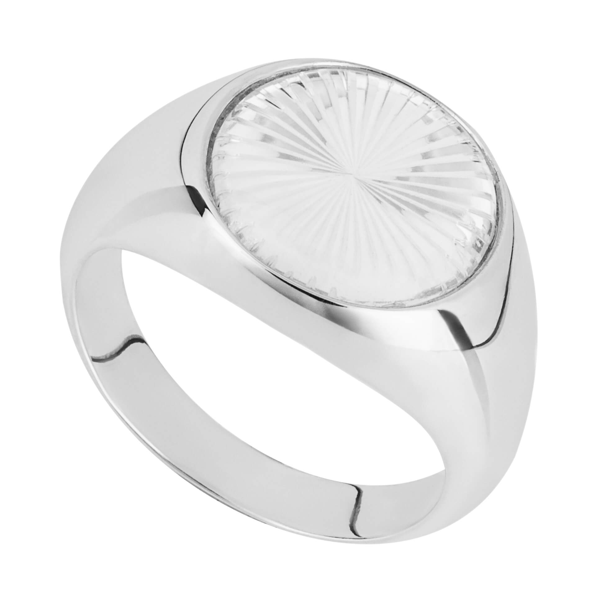 Beginnings Diamond Cut Signet Ring