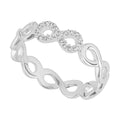 Beginnings Infinity Eternity Ring with CZ