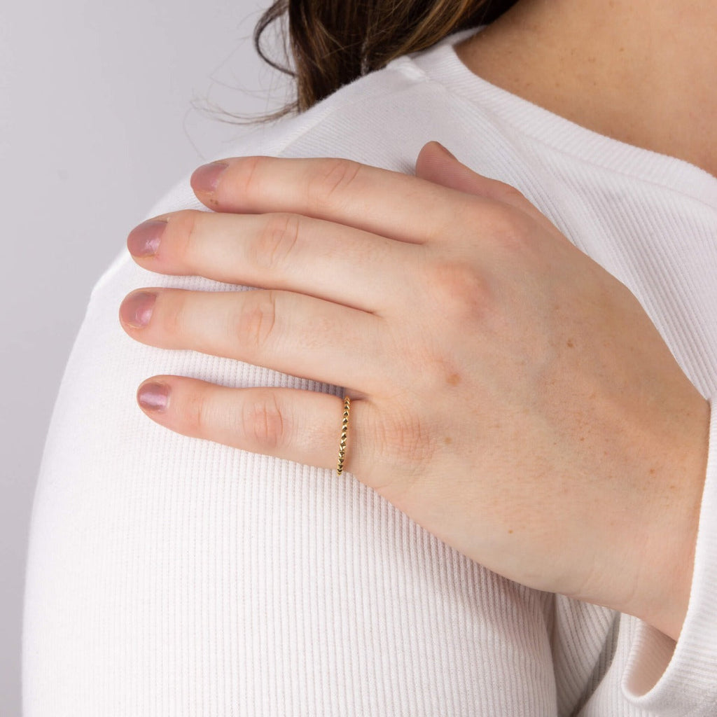 Beginnings Studded Textured Ring