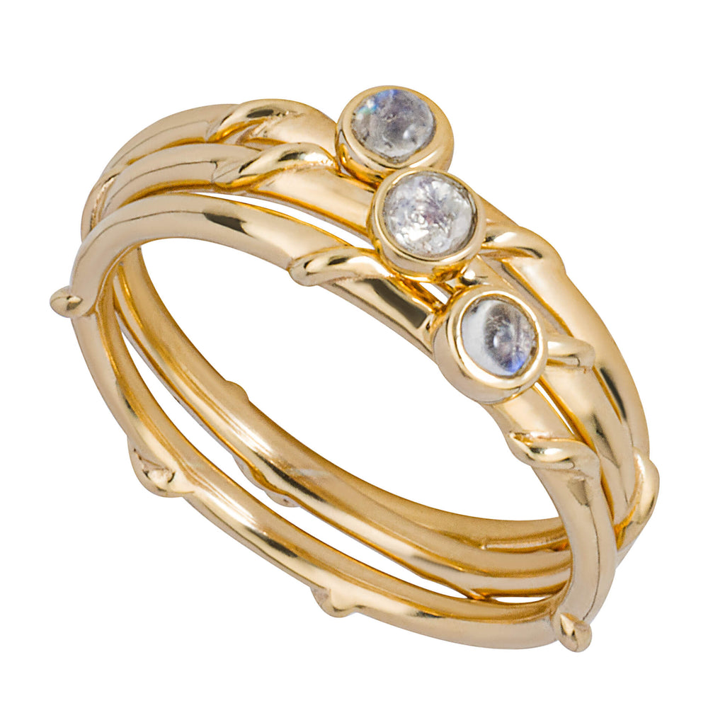 Beginnings Triple Stacking Ring Set