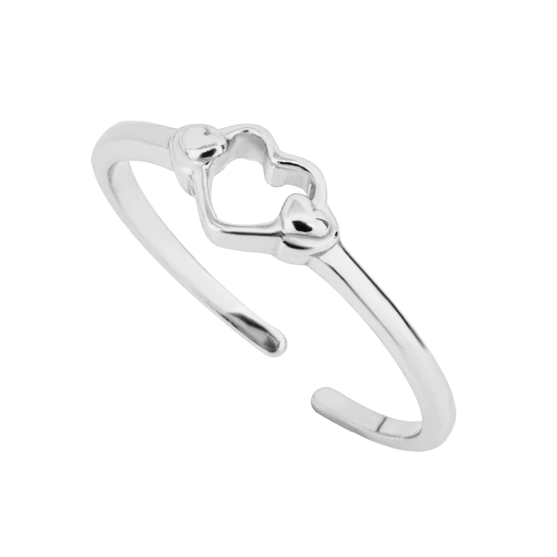 Beginnings Open Heart Toe Ring