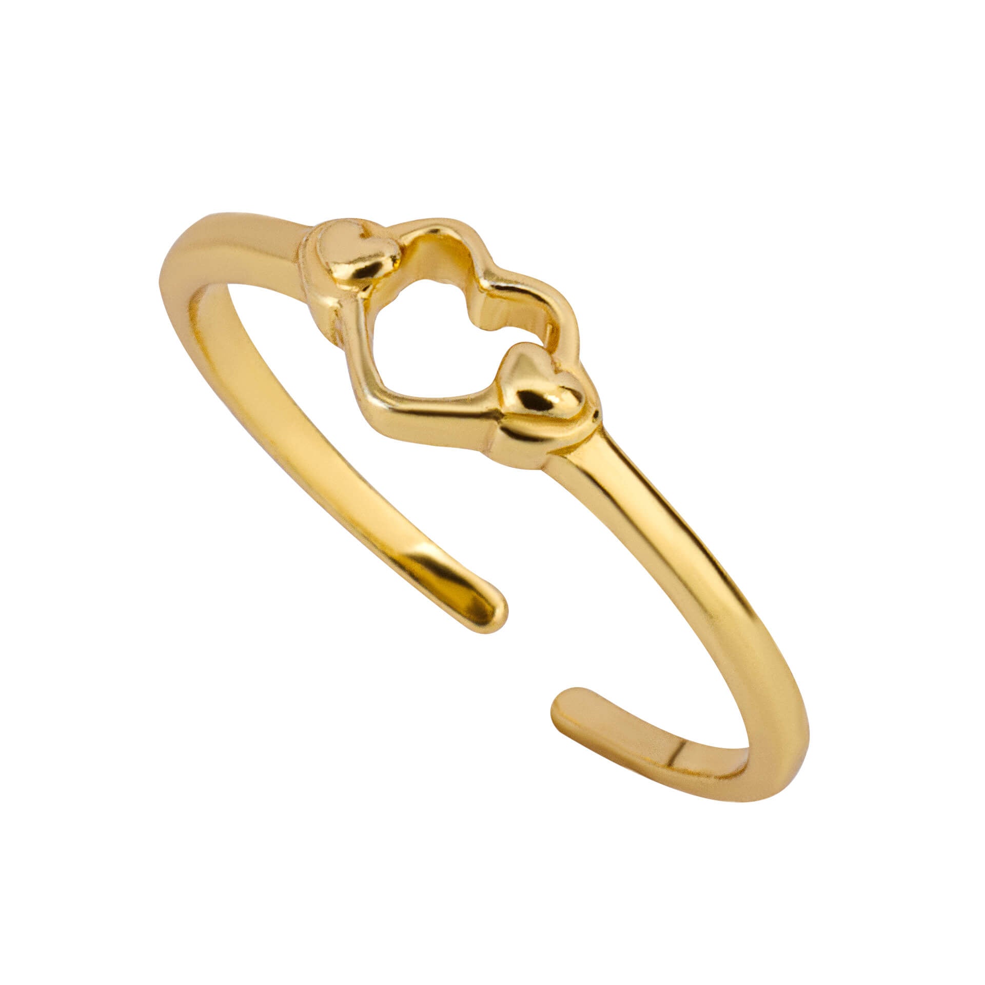 Beginnings Open Heart Toe Ring