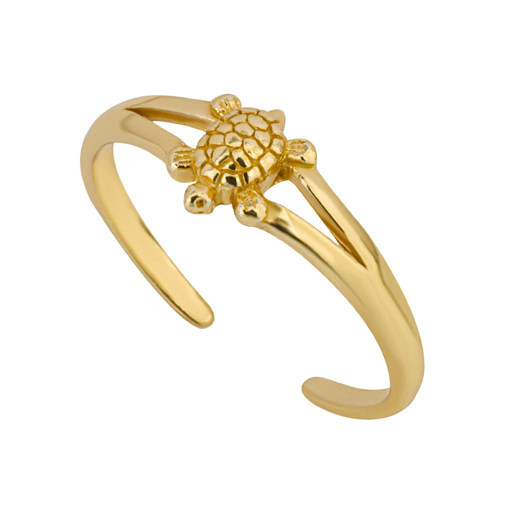 Beginnings Turtle Toe Ring