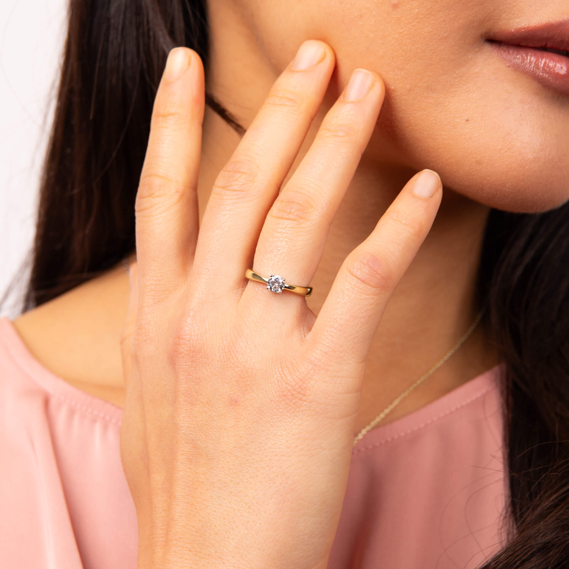 Diamonfire Four Claw Carat Ring