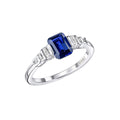 Diamonfire Emerald Cut Zirconia Ring