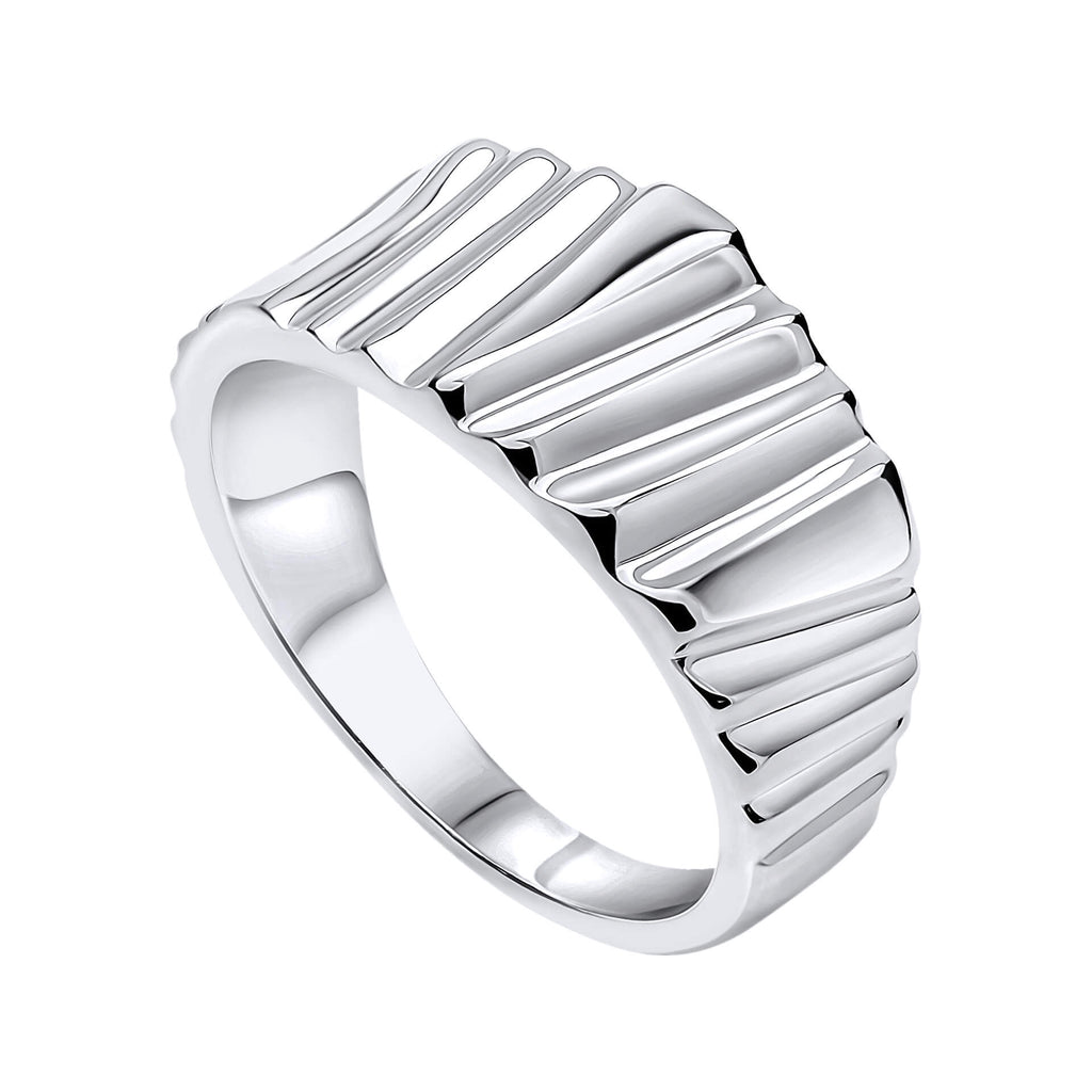 Beginnings Tree Bark Textured Ring