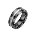 Fred Bennett Tungsten Ring with IP Black Plating